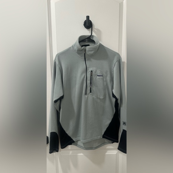 VTG Patagonia Regulator R1 Flash Pullover XL Grey USA Made Baselayer 40100 READ - Picture 1 of 10